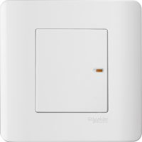E8431_2_WE 16AX/20A 1Gang 2way full-flat switch White