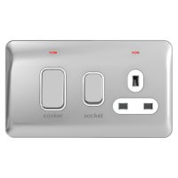 GGBL4001WPC Lisse - Cooker Control Unit with 13A Socket LED