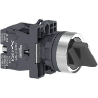 XA2ED33 Selector switch - Ø22 - standard handle - 3 positions - 2NO