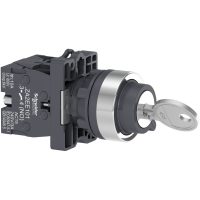 XA2EG43 Easy Harmony XA2E, Key selector switch, plastic, black,
