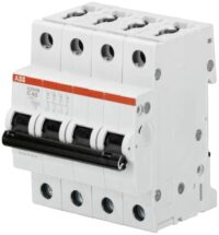 2CDS274001R0104 Miniature Circuit Breaker - S200M - 4P - C - 10A