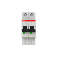 2CDS252001R0064 Miniature Circuit Breaker - S200 - 2P - C - 6 A