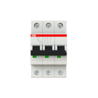 2CDS253001R0064 Miniature Circuit Breaker - S200 - 3P - C - 6 A
