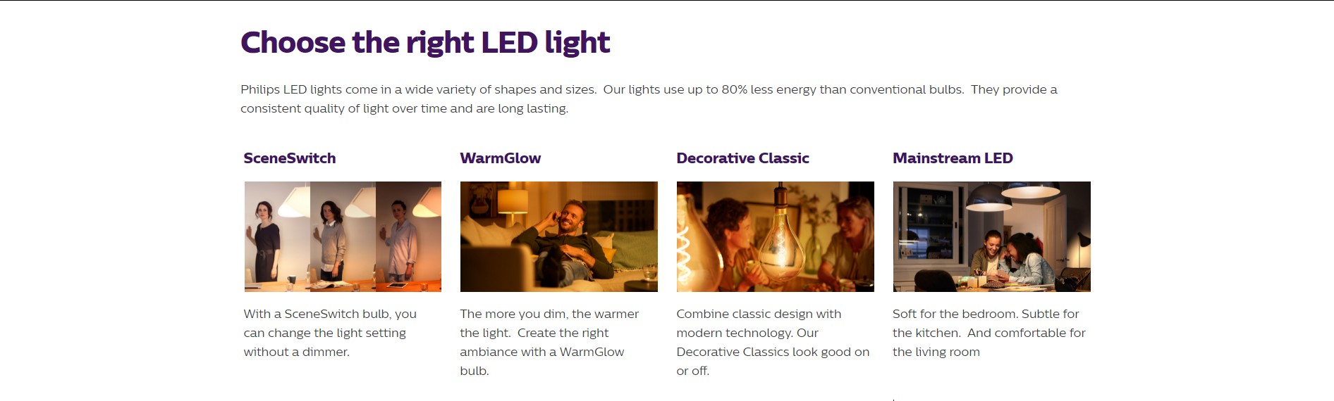 Philips LED Benefits
