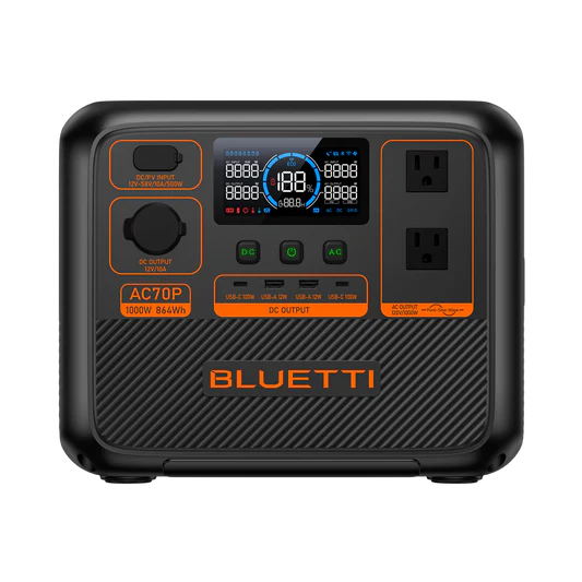 BLUETTI AC70P 1000W/864Wh