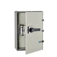 Lauritz Knudsen FN SDF (Switch Disconnector Fuse) 250A | TPN | Open Execution SS Encl DIN Type | In Sheet Steel Enclosure | Suitable for DIN fuse-link | Telescopic shaft for depth adjustment