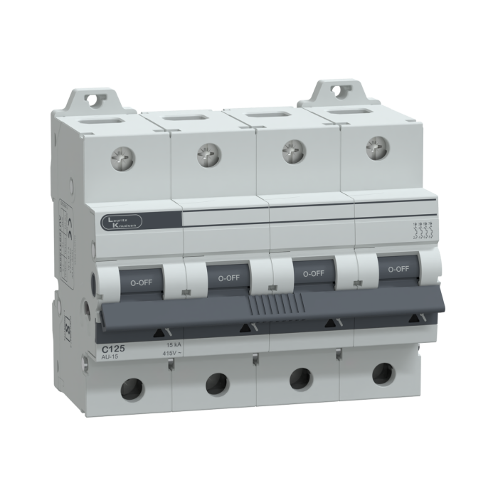 MCB, 4 Pole, C Curve, 15kA, 125A, 415V
