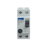 Lauritz Knudsen Tripper, RCCB, 40A | 2 Pole | 300mA | Finger proof IP20 terminals | 240V AC | ISI Certified