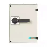 Lauritz Knudsen FN SDF (Switch Disconnector Fuse) 100A | TPN | Open Execution SS Encl DIN Type | In Sheet Steel Enclosure | Suitable for DIN fuse-link | Telescopic shaft for depth adjustment